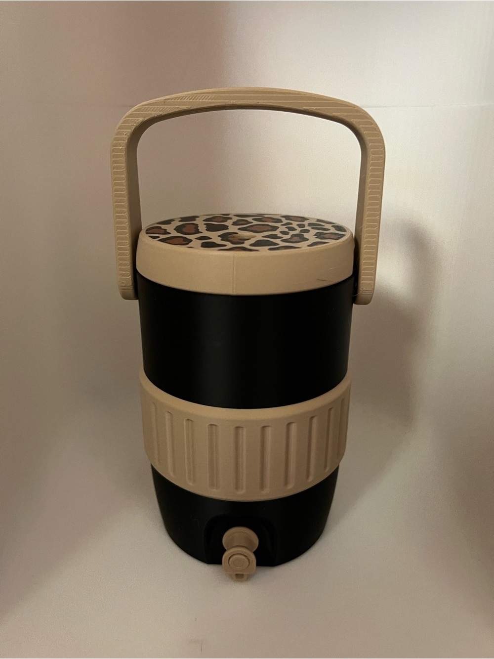 Custom Design - Leopard Pattern Theme Cooler Can Holder 12 oz by 3d print